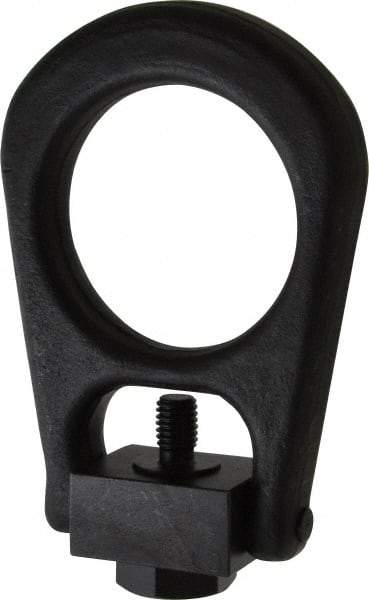Jergens - 2,500 Lb Load Capacity Forged Center Pull Hoist Ring - 28 Ft/Lb Torque, 1/2 - 13 Thread, Alloy Steel - USA Tool & Supply