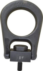 Jergens - 2,500 Lb Load Capacity Forged Center Pull Hoist Ring - 28 Ft/Lb Torque, 1/2 - 13 Thread, Alloy Steel - USA Tool & Supply