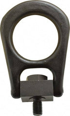 Jergens - 4,000 Lb Load Capacity Forged Center Pull Hoist Ring - 60 Ft/Lb Torque, 5/8 - 11 Thread, Alloy Steel - USA Tool & Supply