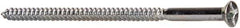 Value Collection - #10, 4" OAL, Phillips Drive, Flat Head Wood Screw - ASME B18.6.1, Zinc Plated Steel, Grade 2 - USA Tool & Supply