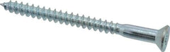 Value Collection - #14, 3" OAL, Phillips Drive, Flat Head Wood Screw - ASME B18.6.1, Zinc Plated Steel, Grade 2 - USA Tool & Supply