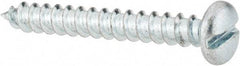 Value Collection - #10 Pan Head Slotted Sheet Metal Screw - Steel, 1-1/2" Length Under Head, Grade 2 - USA Tool & Supply