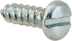 Value Collection - #14 Pan Head Slotted Sheet Metal Screw - Steel, 7/8" Length Under Head, Grade 2 - USA Tool & Supply
