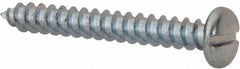 Value Collection - #14 Pan Head Slotted Sheet Metal Screw - Steel, 2" Length Under Head, Grade 2 - USA Tool & Supply