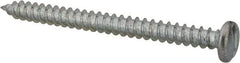 Value Collection - #14 Pan Head Slotted Sheet Metal Screw - Steel, 3" Length Under Head, Grade 2 - USA Tool & Supply