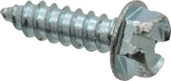 Value Collection - #12 Hex Washer Head Slotted Sheet Metal Screw - Steel, 3/4" Length Under Head, Grade 2 - USA Tool & Supply