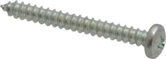 Value Collection - #4 Pan Head Phillips Sheet Metal Screw - Steel, 1" Length Under Head, Grade 2 - USA Tool & Supply