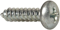 Value Collection - #10 Pan Head Phillips Sheet Metal Screw - Steel, 3/4" Length Under Head, Grade 2 - USA Tool & Supply