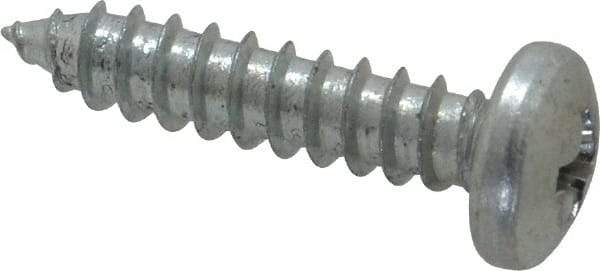 Value Collection - #10 Pan Head Phillips Sheet Metal Screw - Steel, 7/8" Length Under Head, Grade 2 - USA Tool & Supply