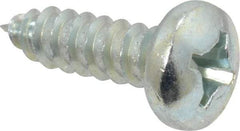 Value Collection - #12 Pan Head Phillips Sheet Metal Screw - Steel, 3/4" Length Under Head, Grade 2 - USA Tool & Supply