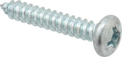 Value Collection - #12 Pan Head Phillips Sheet Metal Screw - Steel, 1-1/4" Length Under Head, Grade 2 - USA Tool & Supply