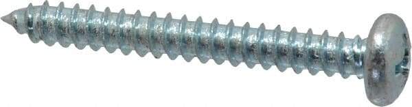Value Collection - #12 Pan Head Phillips Sheet Metal Screw - Steel, 1-3/4" Length Under Head, Grade 2 - USA Tool & Supply