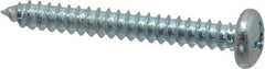 Value Collection - #12 Pan Head Phillips Sheet Metal Screw - Steel, 1-3/4" Length Under Head, Grade 2 - USA Tool & Supply