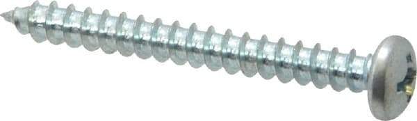 Value Collection - #12 Pan Head Phillips Sheet Metal Screw - Steel, 2" Length Under Head, Grade 2 - USA Tool & Supply