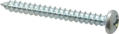 Value Collection - #12 Pan Head Phillips Sheet Metal Screw - Steel, 2" Length Under Head, Grade 2 - USA Tool & Supply