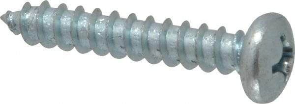 Value Collection - #14 Pan Head Phillips Sheet Metal Screw - Steel, 1-1/2" Length Under Head, Grade 2 - USA Tool & Supply