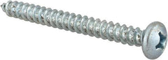 Value Collection - #14 Pan Head Phillips Sheet Metal Screw - Steel, 2-1/2" Length Under Head, Grade 2 - USA Tool & Supply