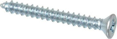 Value Collection - #6 Flat Head Phillips Sheet Metal Screw - Steel, 1-1/4" OAL, Grade 2 - USA Tool & Supply