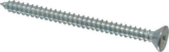 Value Collection - #6 Flat Head Phillips Sheet Metal Screw - Steel, 1-3/4" OAL, Grade 2 - USA Tool & Supply