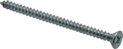 Value Collection - #6 Flat Head Phillips Sheet Metal Screw - Steel, 2" OAL, Grade 2 - USA Tool & Supply