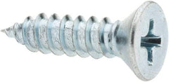 Value Collection - #10 Flat Head Phillips Sheet Metal Screw - Steel, 3/4" OAL, Grade 2 - USA Tool & Supply
