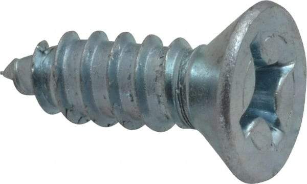 Value Collection - #14 Flat Head Phillips Sheet Metal Screw - Steel, 3/4" OAL, Grade 2 - USA Tool & Supply