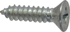 Value Collection - #14 Flat Head Phillips Sheet Metal Screw - Steel, 1" OAL, Grade 2 - USA Tool & Supply