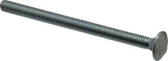 Value Collection - 1/4-20 UNC 3-1/2" Length Under Head, Standard Square Neck, Carriage Bolt - Grade 2 Steel, Zinc-Plated Finish - USA Tool & Supply