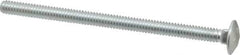 Value Collection - 1/4-20 UNC 4" Length Under Head, Standard Square Neck, Carriage Bolt - Grade 2 Steel, Zinc-Plated Finish - USA Tool & Supply