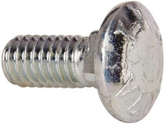 Value Collection - 5/16-18 UNC 3/4" Length Under Head, Standard Square Neck, Carriage Bolt - Grade 2 Steel, Zinc-Plated Finish - USA Tool & Supply