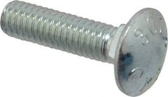 Value Collection - 5/16-18 UNC 1-1/4" Length Under Head, Standard Square Neck, Carriage Bolt - Grade 2 Steel, Zinc-Plated Finish - USA Tool & Supply