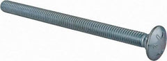 Value Collection - 5/16-18 UNC 4-1/2" Length Under Head, Standard Square Neck, Carriage Bolt - Grade 2 Steel, Zinc-Plated Finish - USA Tool & Supply