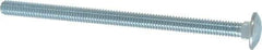 Value Collection - 5/16-18 UNC 5" Length Under Head, Standard Square Neck, Carriage Bolt - Grade 2 Steel, Zinc-Plated Finish - USA Tool & Supply