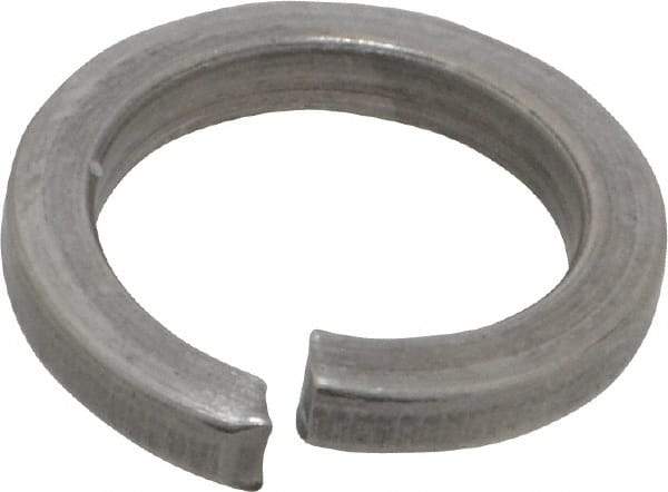 Value Collection - M12, 12.2mm ID, 2.5mm Thick High Collar Split Lock Washer - 18-8 Austenitic Grade A2 Stainless Steel, Uncoated, 12.2mm Min ID, 12.7mm Max ID, 18mm Max OD - USA Tool & Supply