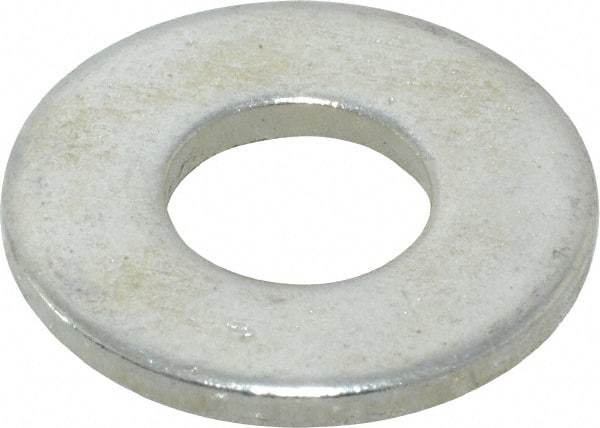 Value Collection - 3/8" Screw, Steel USS Flat Washer - 7/16" ID x 1" OD, 0.0781" Thick, Zinc-Plated Finish - USA Tool & Supply