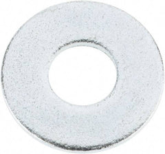 Value Collection - 1/2" Screw, Steel USS Flat Washer - 9/16" ID x 1-3/8" OD, 0.1094" Thick, Zinc-Plated Finish - USA Tool & Supply