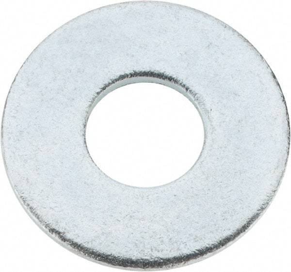 Value Collection - 3/4" Screw, Steel USS Flat Washer - 13/16" ID x 2" OD, 0.1563" Thick, Zinc-Plated Finish - USA Tool & Supply
