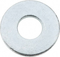 Value Collection - 3/4" Screw, Steel USS Flat Washer - 13/16" ID x 2" OD, 0.1563" Thick, Zinc-Plated Finish - USA Tool & Supply