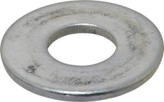 Value Collection - 7/8" Screw, Steel USS Flat Washer - 15/16" ID x 2-1/4" OD, 0.1719" Thick, Zinc-Plated Finish - USA Tool & Supply
