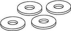 Value Collection - 1-3/8" Screw, Steel USS Flat Washer - 1-1/2" ID x 3-1/4" OD, 0.153" Thick, Zinc-Plated Finish - USA Tool & Supply