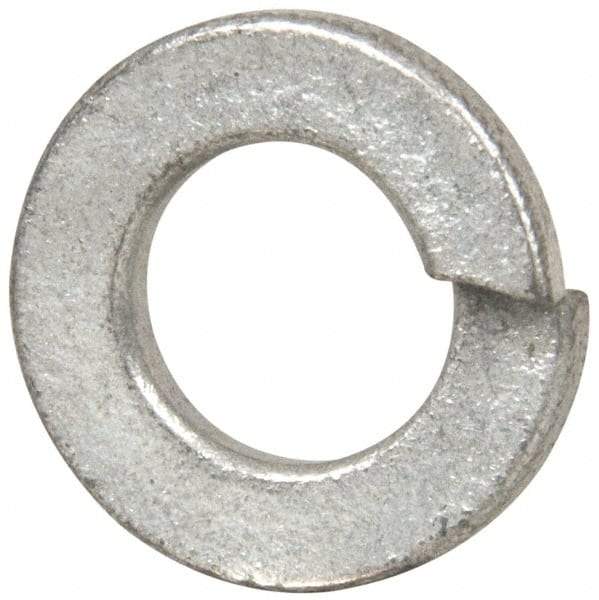 Value Collection - 5/16", 0.314" ID, 0.078" Thick Split Lock Washer - Steel, Zinc-Plated Finish, 0.314" Min ID, 0.322" Max ID, 0.583" Min OD, 0.586" Max OD - USA Tool & Supply