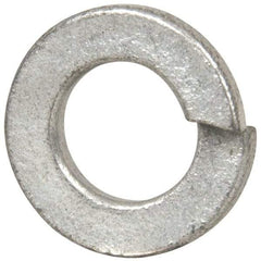 Value Collection - 5/16", 0.314" ID, 0.078" Thick Split Lock Washer - Steel, Zinc-Plated Finish, 0.314" Min ID, 0.322" Max ID, 0.583" Min OD, 0.586" Max OD - USA Tool & Supply