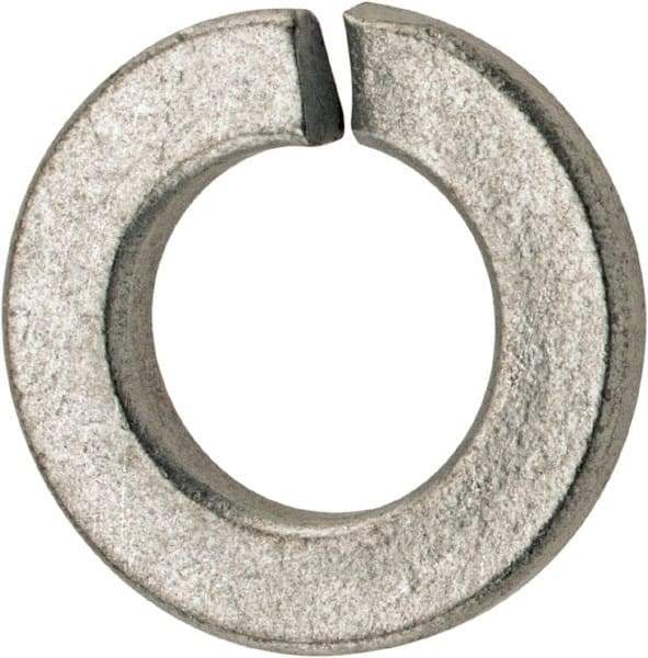 Value Collection - 3/8", 0.377" ID, 0.094" Thick Split Lock Washer - Steel, Zinc-Plated Finish, 0.377" Min ID, 0.385" Max ID, 0.68" Min OD, 0.683" Max OD - USA Tool & Supply