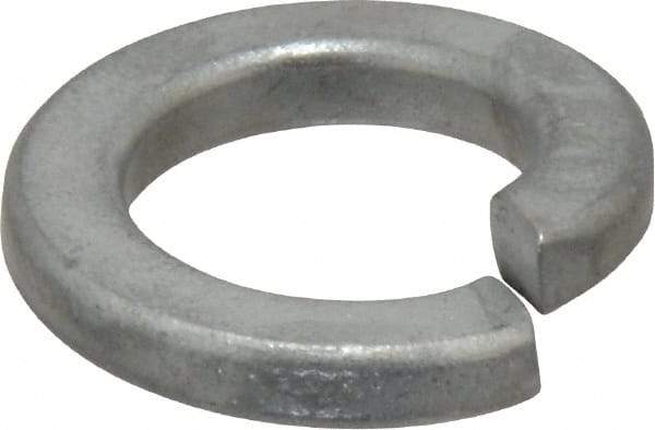 Value Collection - 3/4", 0.753" ID, 0.188" Thick Split Lock Washer - Steel, Zinc-Plated Finish, 0.753" Min ID, 0.766" Max ID, 1.265" Min OD, 1.271" Max OD - USA Tool & Supply