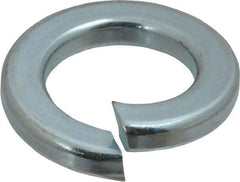 Value Collection - 7/8", 0.219" Thick Split Lock Washer - Alloy Steel, Zinc-Plated Finish, 0.878" Min ID, 0.894" Max ID, 1.459" Min OD, 1.464" Max OD - USA Tool & Supply