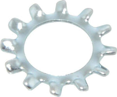 Value Collection - 3/8" Screw, 0.398" ID, Steel External Tooth Lock Washer - 0.694" OD, Zinc-Plated, Grade 2 - USA Tool & Supply