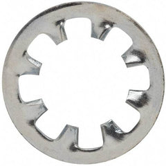 Value Collection - 5/16" Screw, 0.332" ID, Steel Internal Tooth Lock Washer - 0.61" OD, Zinc-Plated, Grade 2 - USA Tool & Supply