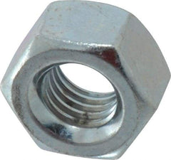 Value Collection - 9/16-12 UNC Steel Right Hand Heavy Hex Nut - 15/16" Across Flats, 0.5469" High, Zinc-Plated Finish - USA Tool & Supply