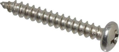 Value Collection - #6 Pan Head Phillips Sheet Metal Screw - Stainless Steel, 1" Length Under Head, Grade 18-8 - USA Tool & Supply