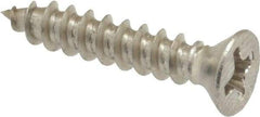 Value Collection - #6 Flat Head Phillips Sheet Metal Screw - Stainless Steel, 3/4" OAL, Grade 18-8 - USA Tool & Supply